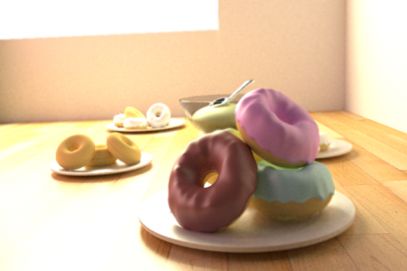 Render Escena Donas